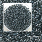 Preview: 17g Böhmische Rocailles | 9/0 | ~2,5mm | crystal mit Farbeinzug | schwarz | KNORR prandell | #3119 061