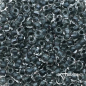 Preview: 17g Böhmische Rocailles | 9/0 | ~2,5mm | crystal mit Farbeinzug | schwarz | KNORR prandell | #3119 061